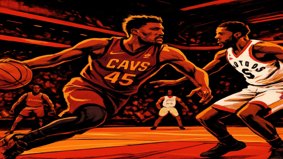 Cavaliers 115, Raptors 105: Donovan Mitchell's 30-Point, 7-Board, 5-Assist Night Builds 2-0 Cleveland Lead — illustration