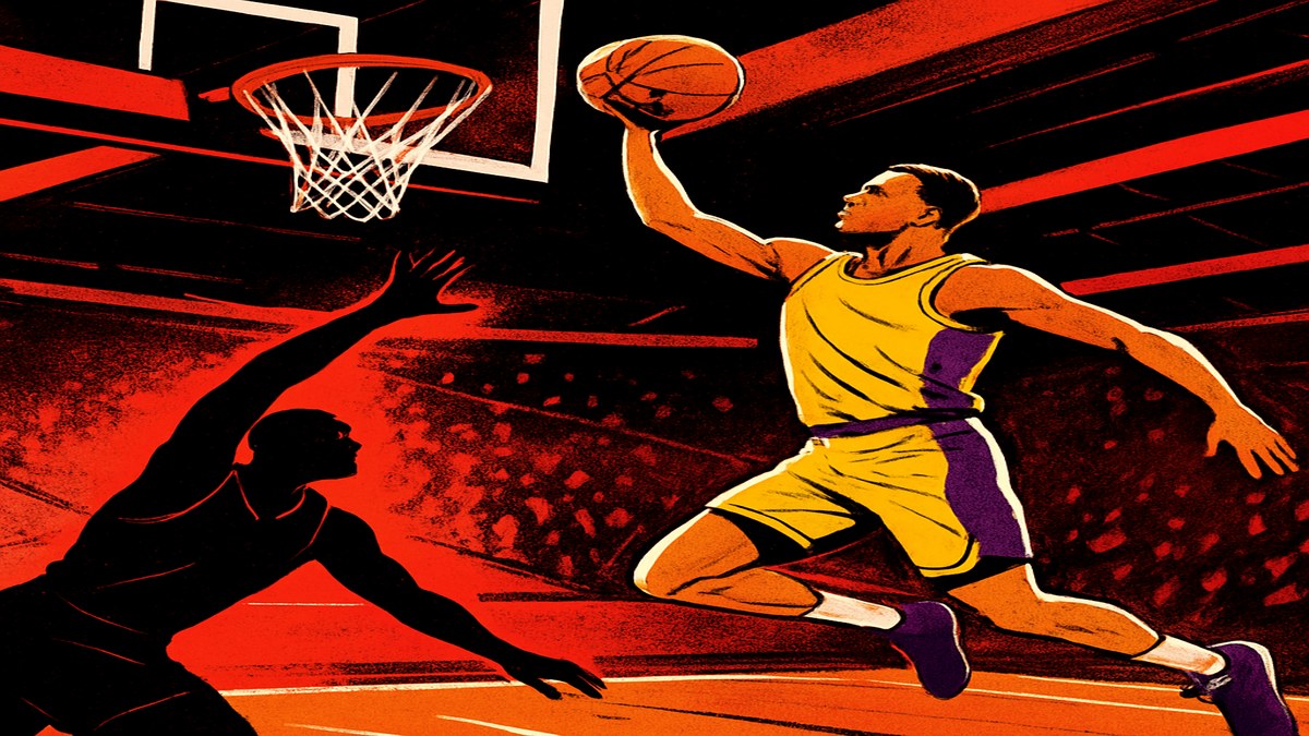 Luke Kennard's 28-Point Bench Eruption Leads Lakers to Overtime Win Over Rockets — illustration
